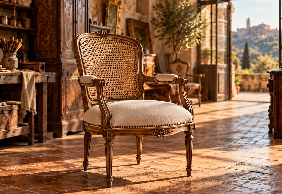 Silla de madera clásica